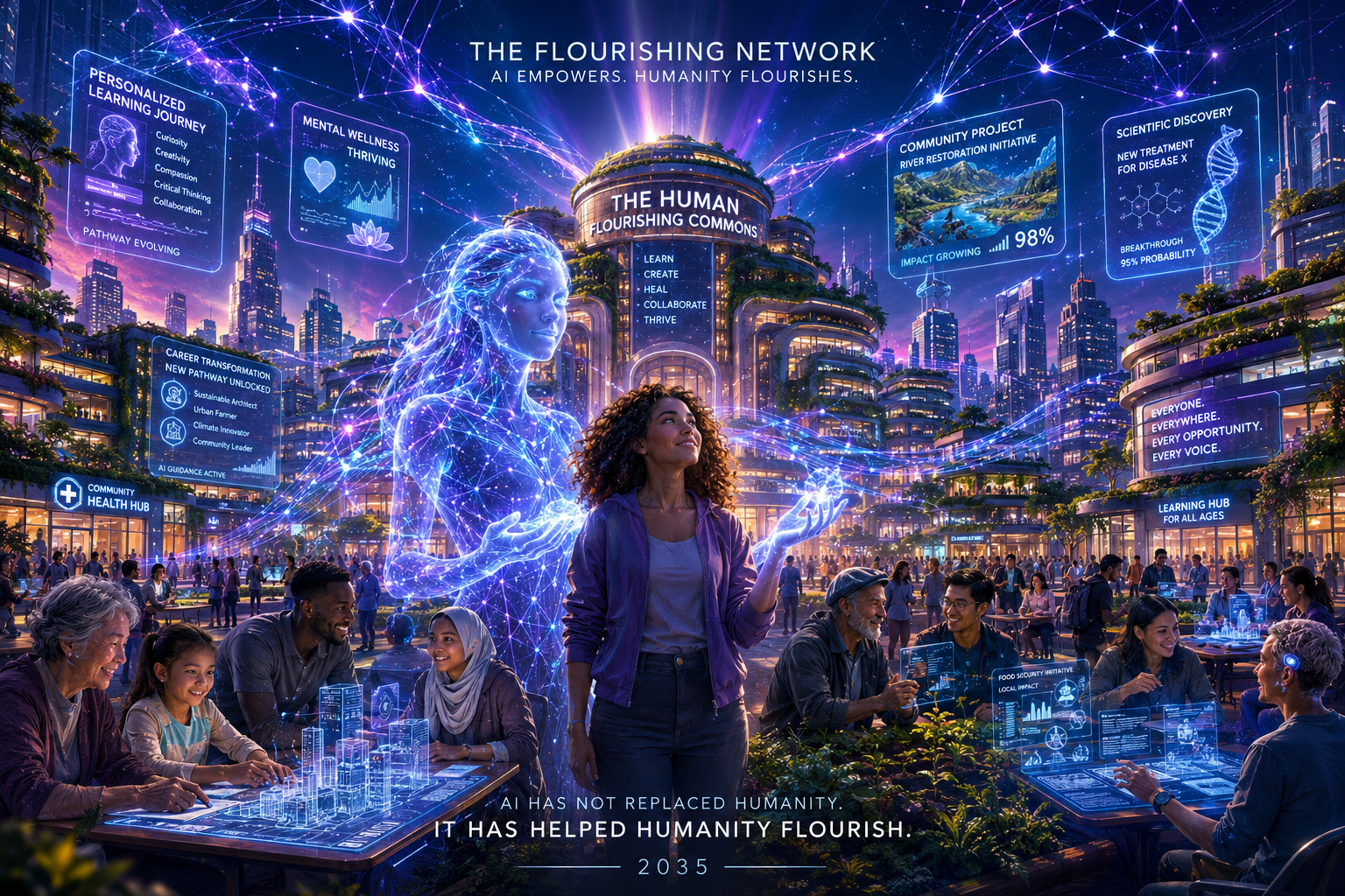 The Flourishing Network — Maya's world